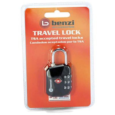Λουκέτο με συνδυασμό benzi μαύρο tsa004, , medium