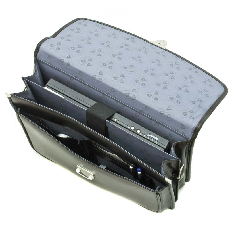 Product image: Τσάντα χαρτοφύλακας δερμάτινο 15 davidts μαύρο 462101-01-null