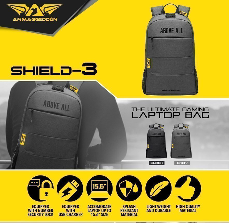 Product image: Armaggeddon shield 3 anti-theft gaming bag black, , medium-null