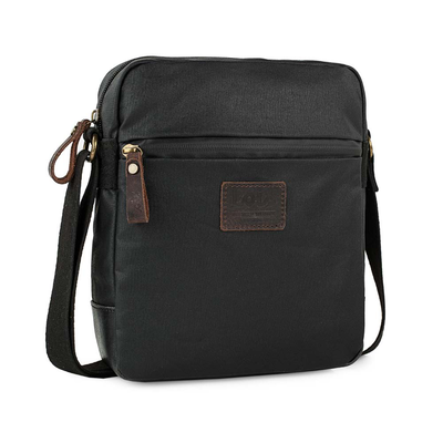 Ανδρικό τσαντάκι ώμου lois μαύρο 307819-01, Black, medium