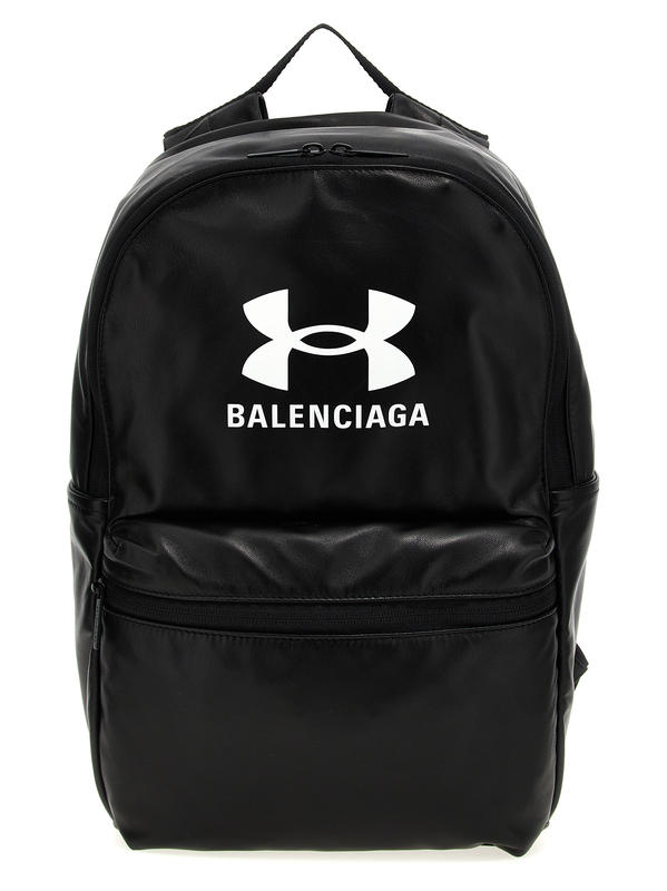 Bicolor lamb leather backpack-null
