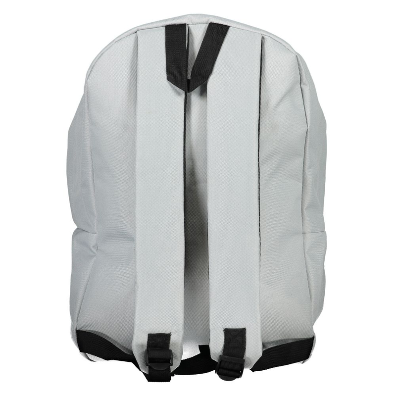 Gray polyester men backpack-null