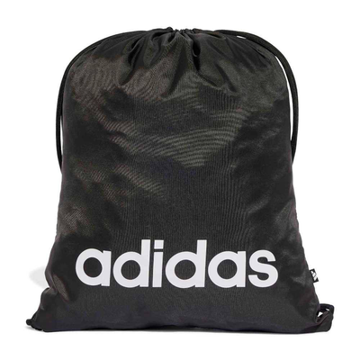 Linear gymsack, Black / White, medium