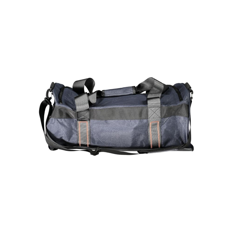 Blu polyester men duffle bag-null