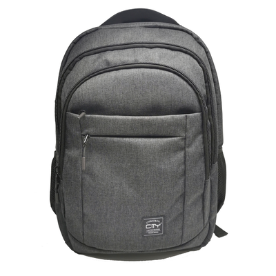 City27 backpack black melange, Black Melange, medium