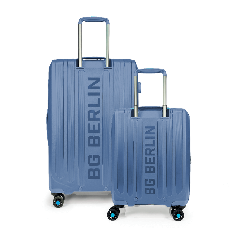 Bg berlin - neo enduro, buy 1 get 1 free promo, set of 2 luggages, ice blue-null