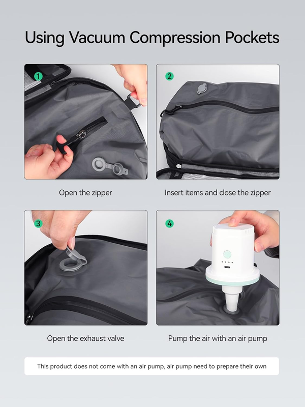 Mark ryden infinity xl Air bag vacuum compression version backpack 35l + Air pump included-null