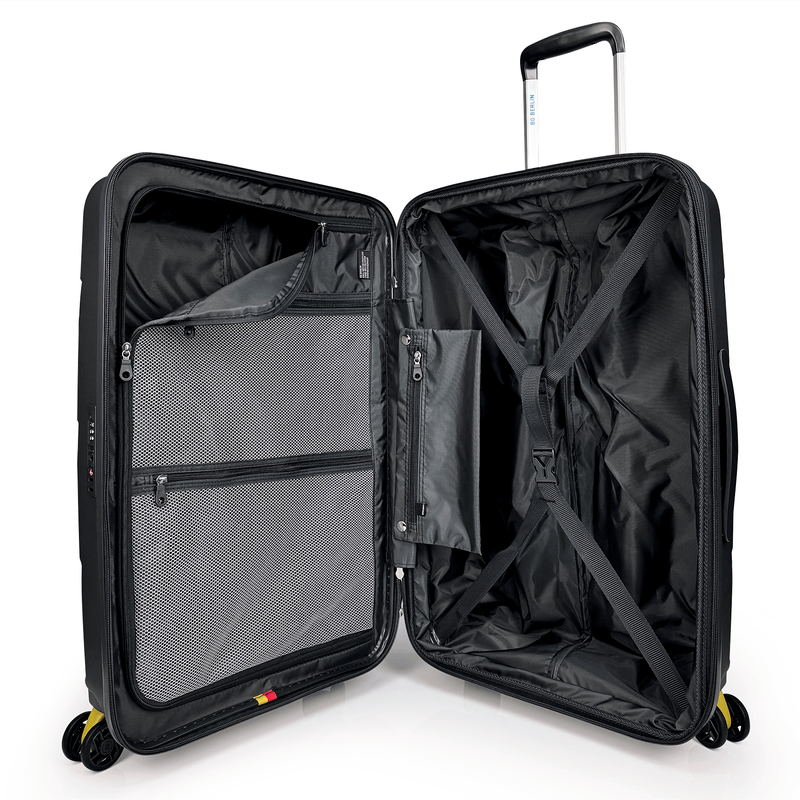 Bg berlin - zip&sup2; xlarge size (4 wheel), double security zipper, 80cm/30in luggage / suitcase, beige-null