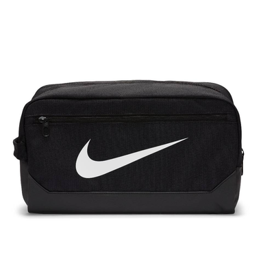 Brasilia shoe bag, Black / Black / White, medium
