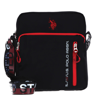 U.s. Polo assn ανδρική τσάντα χιαστή, Black, medium