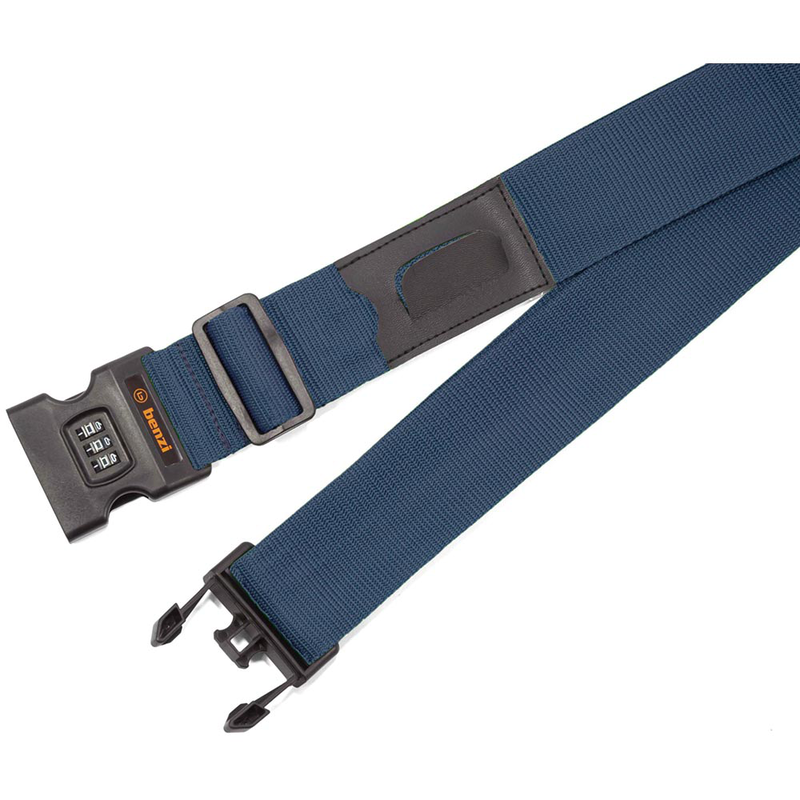 Ιμάντας βαλίτσας με συνδυασμό benzi μπλε bz5837, , medium image number null