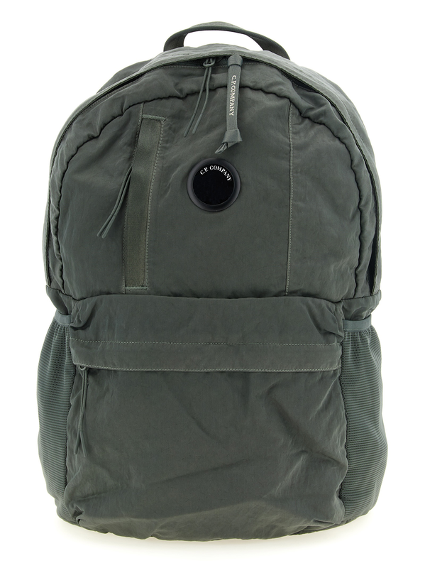 Bicolor polyamide backpack-null