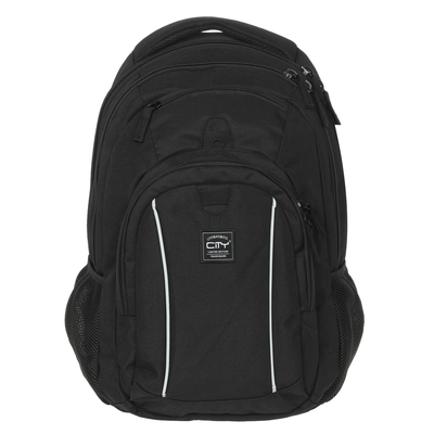 City30 backpack black, Black, medium