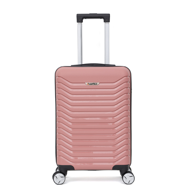Βαλίτσα καμπίνας amber ροζ am1008, Pink, medium