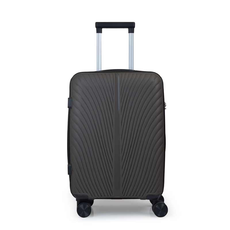 Aerocase - peacock, cabin size (4 wheel) 56cm/20in luggage, 10kg suitcase, beige-null