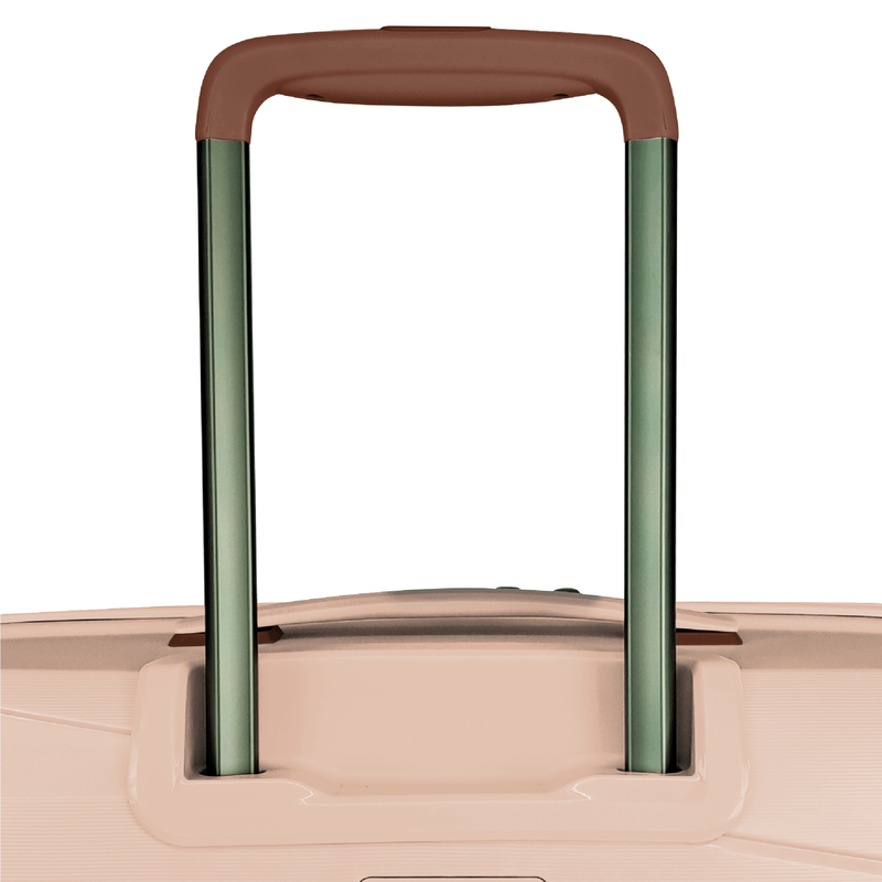Product image: Bg berlin - ted medium size & bg tumbler gift (4 wheel) 66cm/24in luggage, 15kg suitcase, cream/camel-null