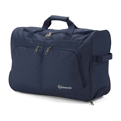 Σακ βουαγιάζ με τρόλεϊ benzi μπλε bz5675, Blue, medium