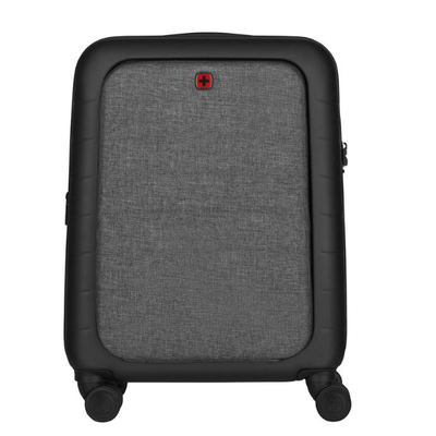 Wenger, syntry, carry-on case with laptop compartment, black / heather grey ( r ), , medium