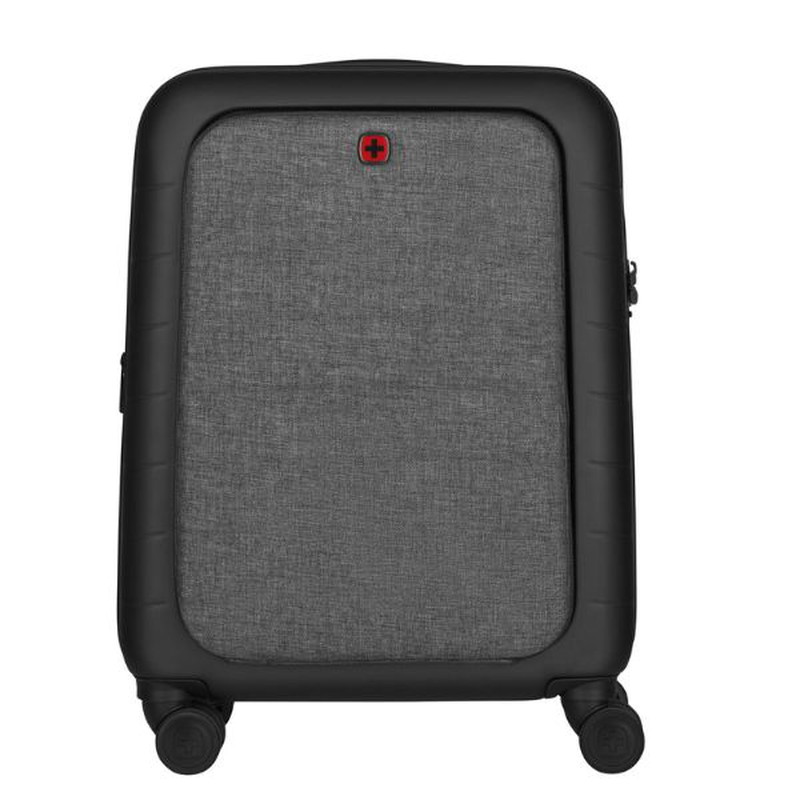 Product image: Wenger, syntry, carry-on case with laptop compartment, black / heather grey ( r ), , medium-null