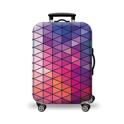 Κάλυμμα βαλίτσας medium amber geometric am548-02, , medium