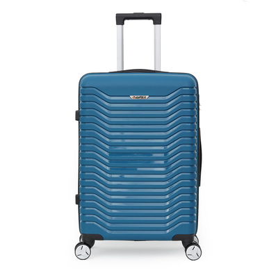 Βαλίτσα μεσαία amber μπλε am1008, Blue, medium