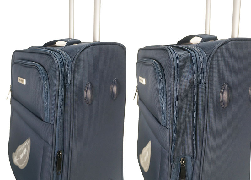 Pack&go soft luggage extendable 24 inch blue, , medium image number null