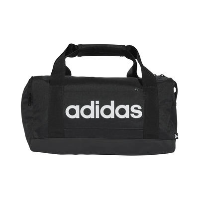 Adidas adults linear duffel bag extra small, Black/black, medium