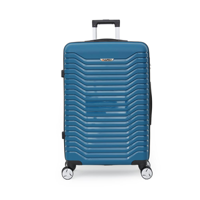 Βαλίτσα μεγάλη amber μπλε am1008, Blue, medium