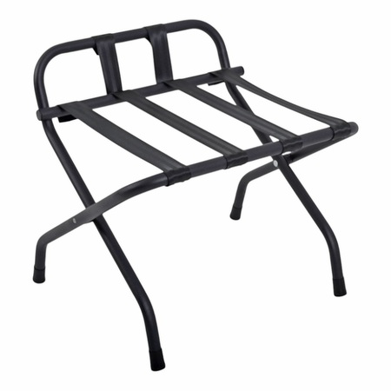 Ankor metal folding base for suitcases with straps and back in black color mat 843442, , medium-null