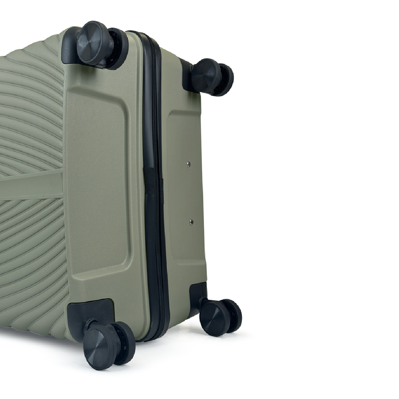 Aerocase - peacock, cabin size (4 wheel) 56cm/20in luggage, 10kg suitcase, beige-null
