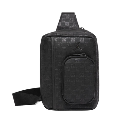 Nike jordan monogram sling bag, Black, medium