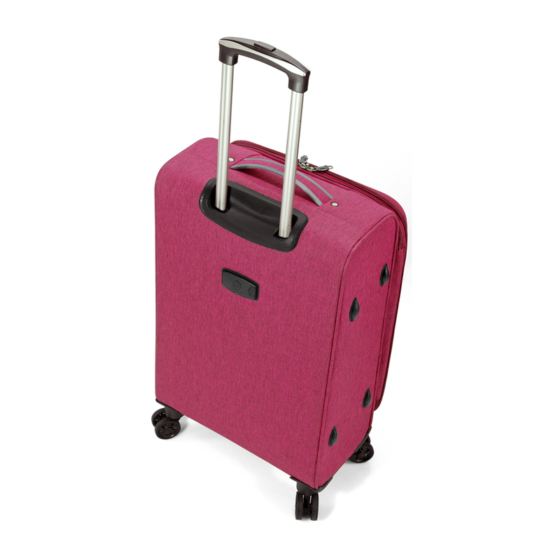 Product image: Βαλίτσα μεσαία με προέκταση benzi ροζ bz5661-null
