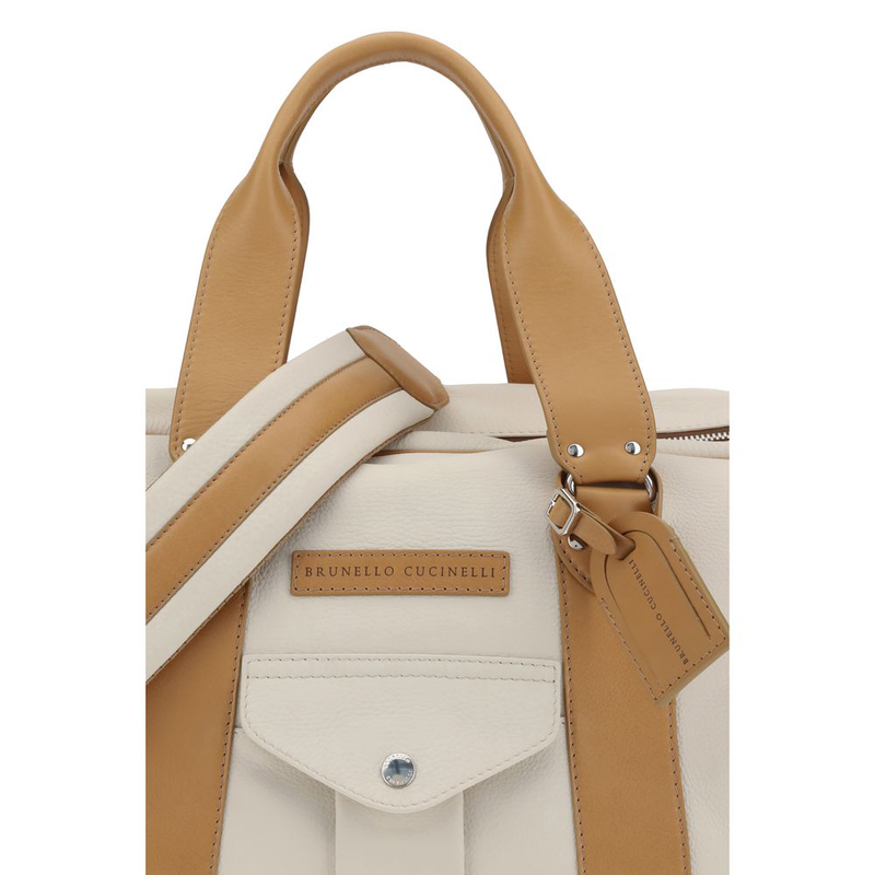 Beige calf leather bos taurus luggage and travel-null