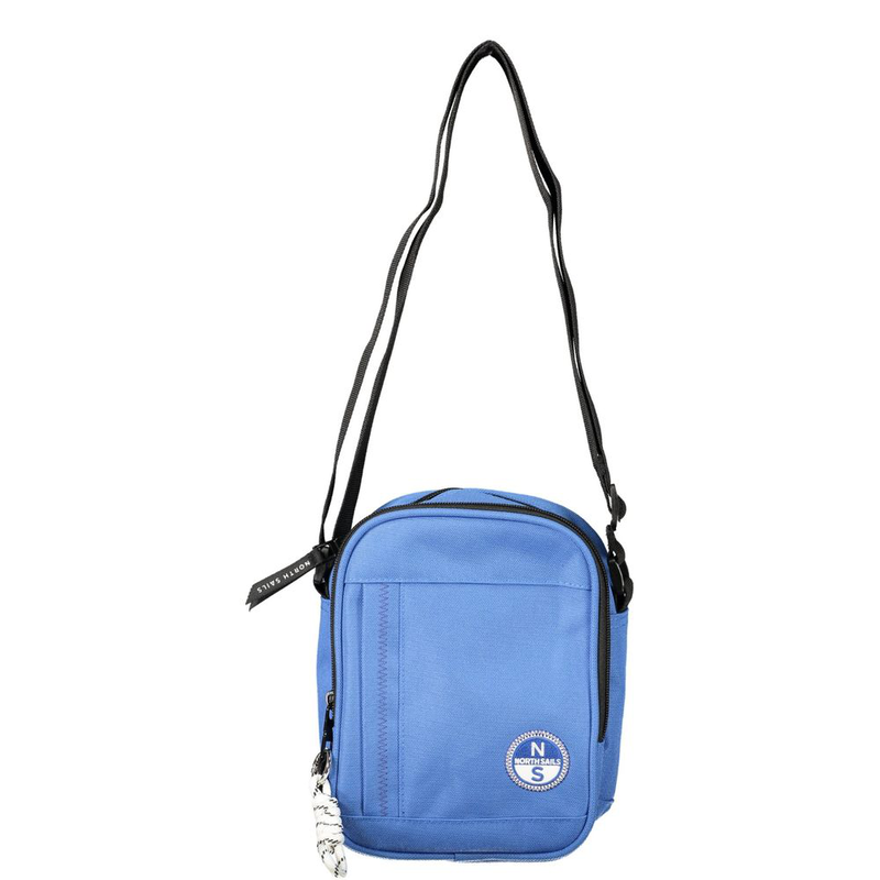 Blue polyester shoulder bag-null
