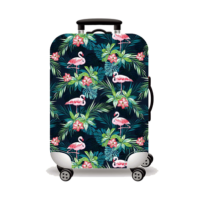 Κάλυμμα βαλίτσας medium amber tropical flamingo am369-02