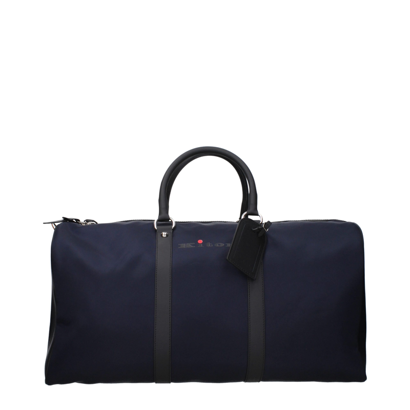 Blue nylon luggage and travel-null