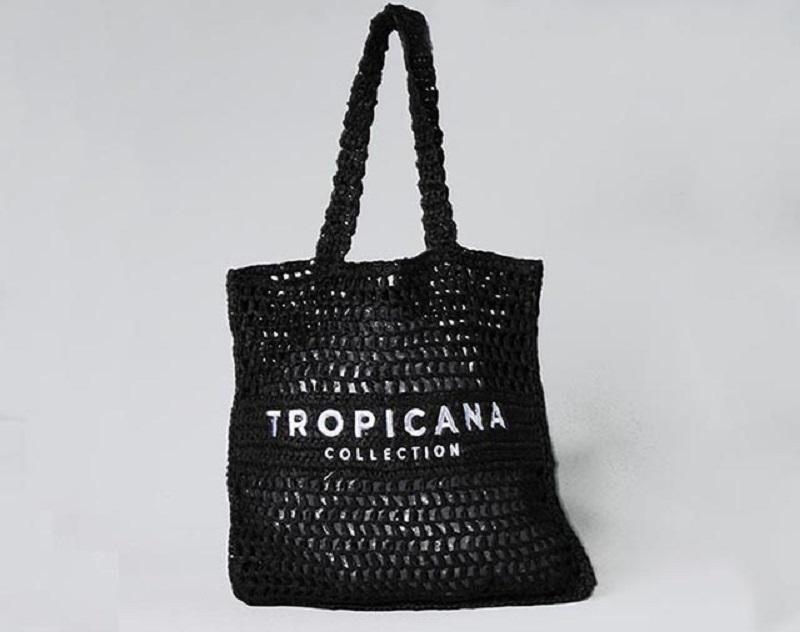 Product image: Tropicana straw bag black-null