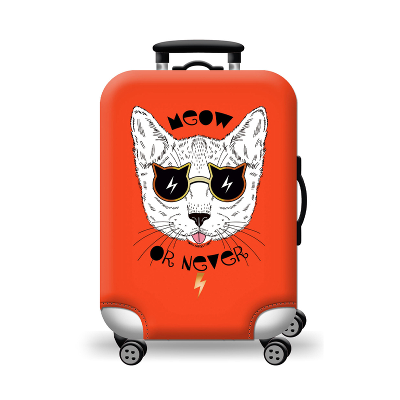 Κάλυμμα βαλίτσας medium amber meow or never am209-02, , medium-null