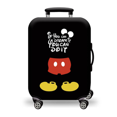 Κάλυμμα βαλίτσας large amber mickey mouse quote am768-03