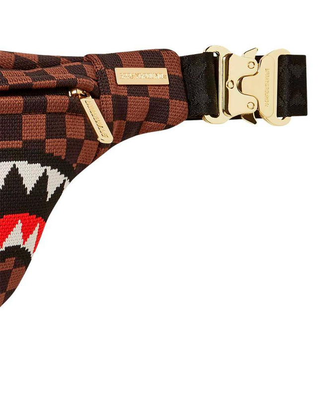 Sprayground knit sharks in paris savvy cross-body image number null