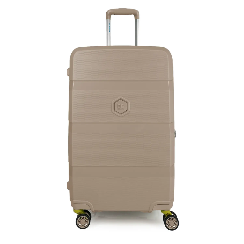 Bg berlin - zip&sup2; medium size (4 wheel), double security zipper, 69cm/26in luggage / suitcase, mustard-null