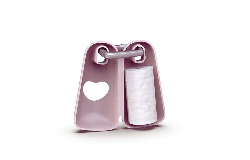 Poop bags holder with 1 roll (15 bags)-null