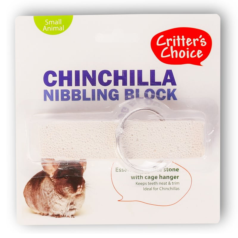 Chinchilla nibbling block cage hanger, , medium-null