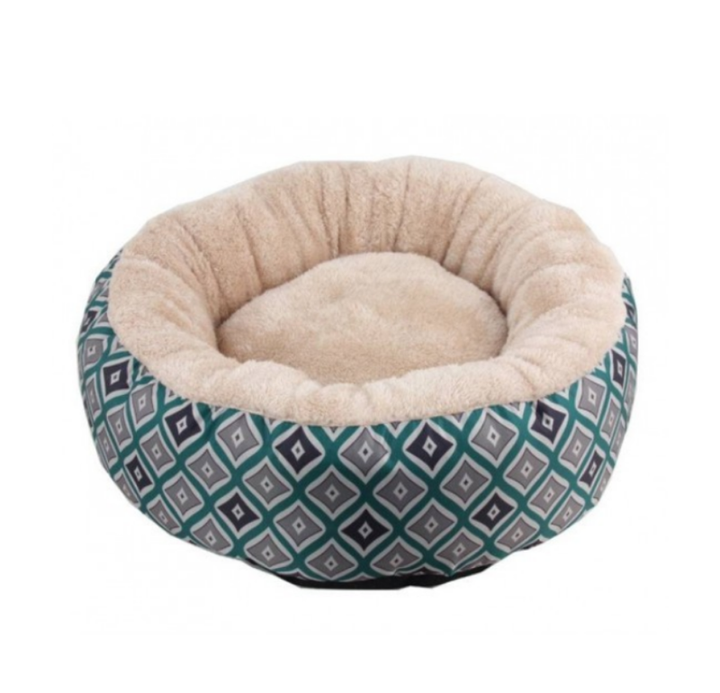Pawise round dog bed green-null