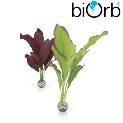 Biorb silk plant set medium green & purple, , medium