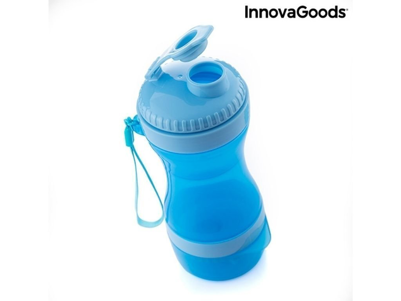Innovagoods μπουκάλι κατοικιδίων με δοχεία νερού και τροφής 2 σε 1 v0103141, , medium-null