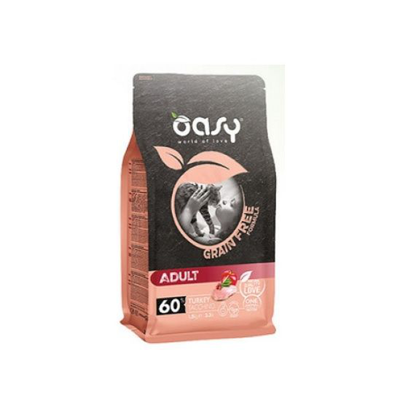 Oasy cat adult grain free with turkey-null