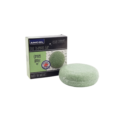 Ancol little stinkers dog shampoo bar green apple 50gr, , medium