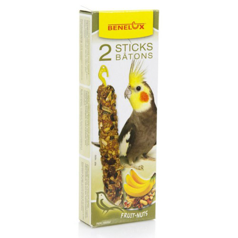Benelux sticks fruits & nuts for parrots  (2pcs), , medium-null