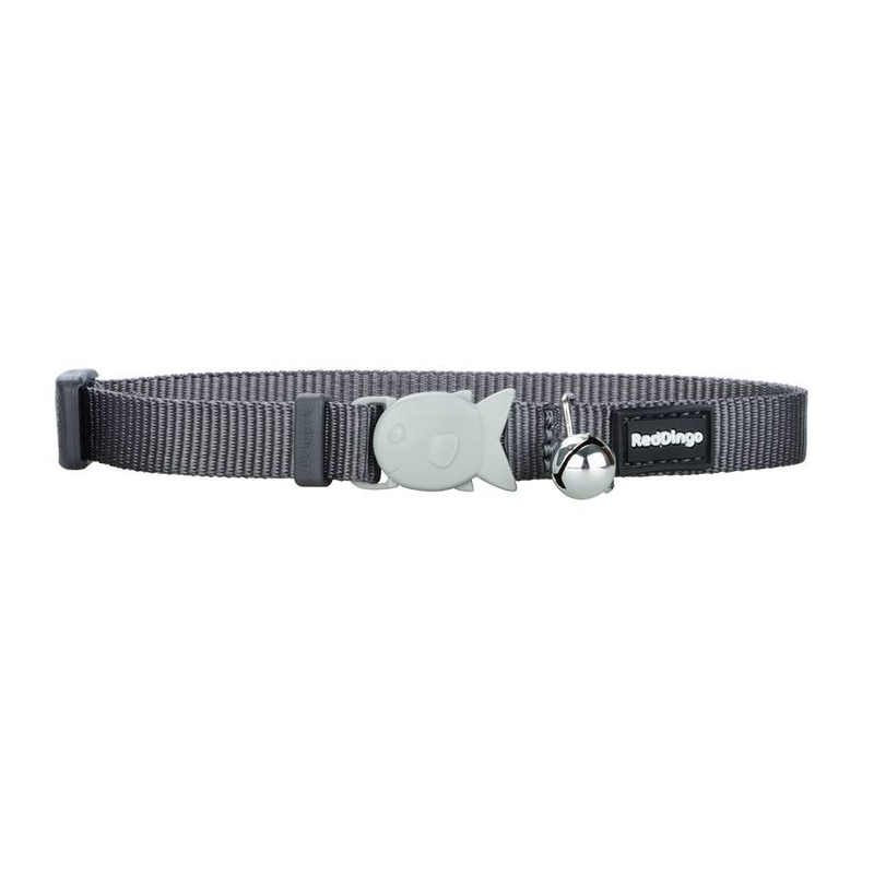Red dingo cat collar classic cool grey - 10gr - 20 - 32cm-null